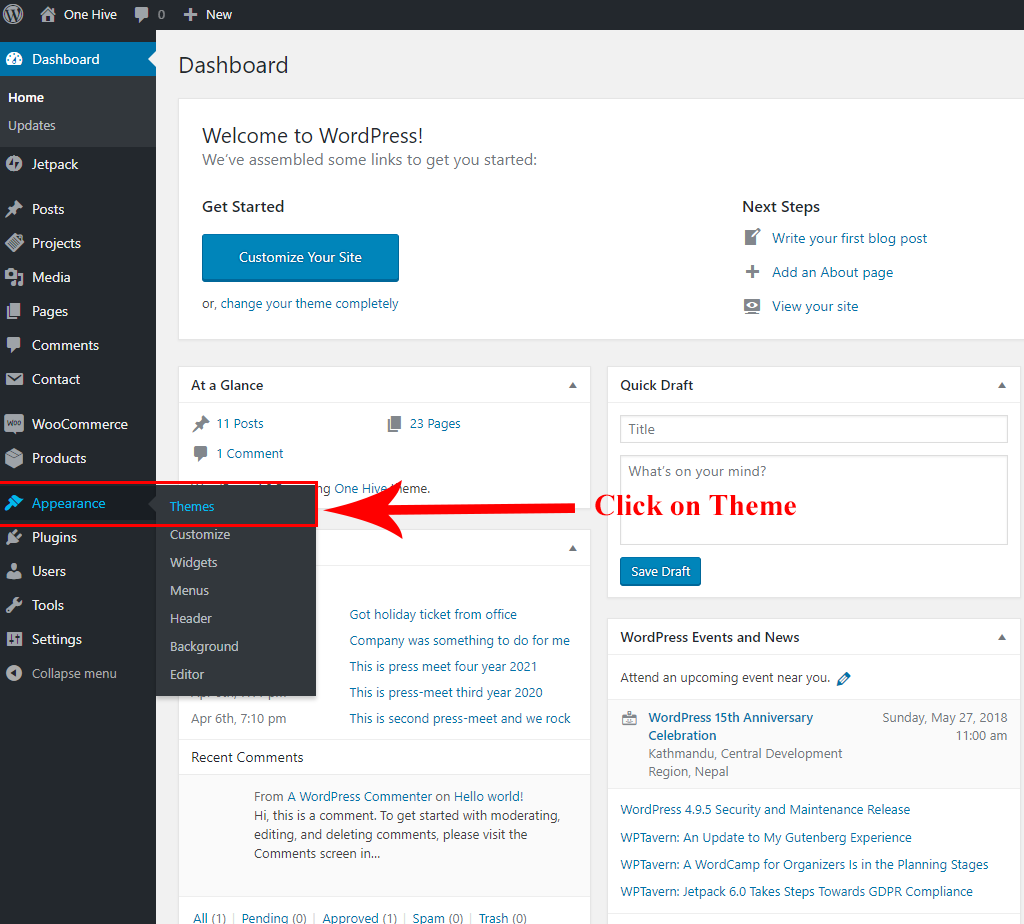 One Hive Theme Documentation 1 One Hive Theme Documentation 1